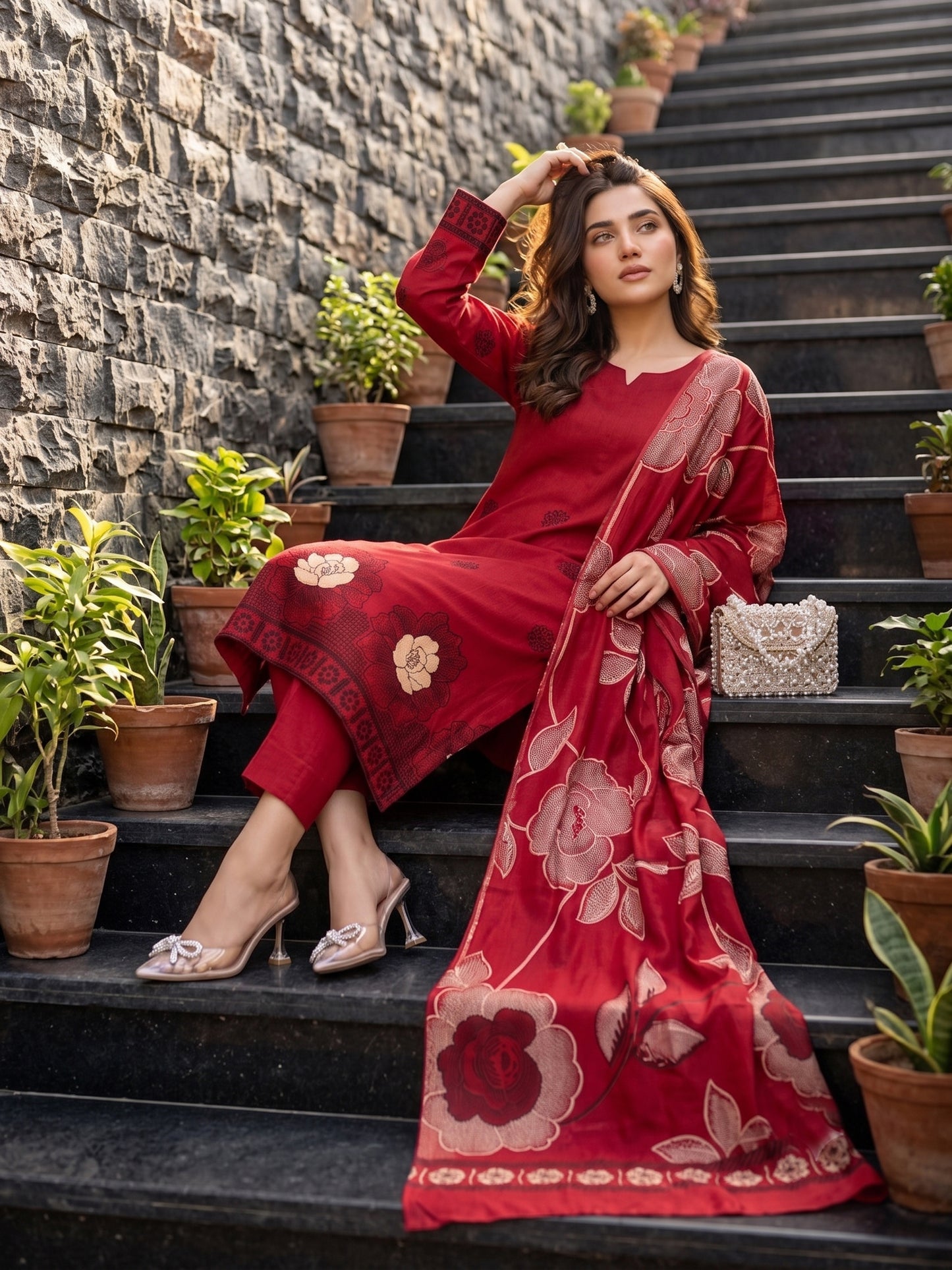 Cross Stitch Premium Printed Viscose 3PC