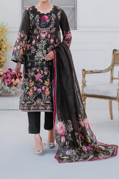 Mawra Essential Printed Khaddar 3PC