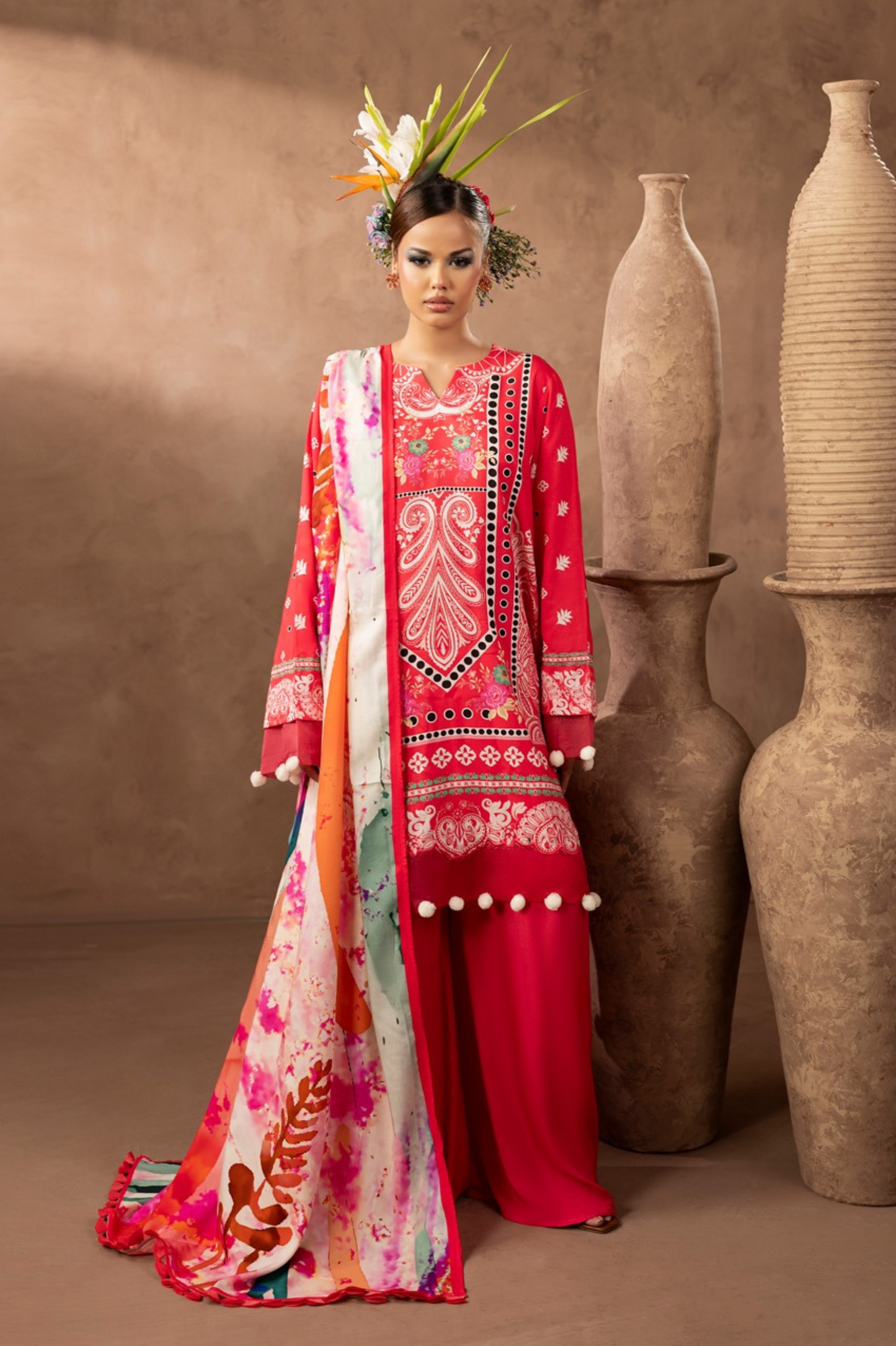 Paltar Premium Marina Printed 3PC