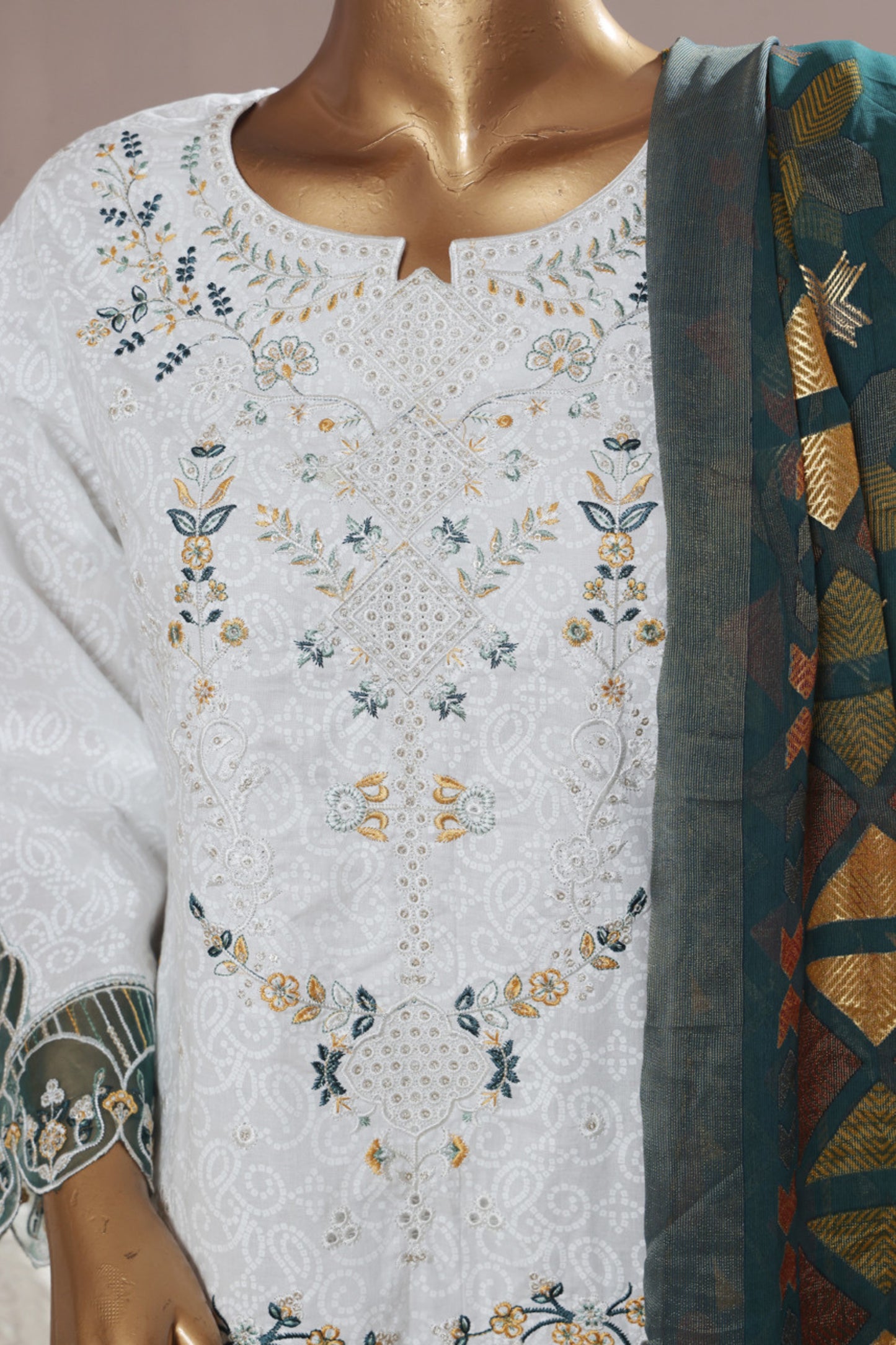 Fashion By Aifa Emb Lawn With Patches  3PC