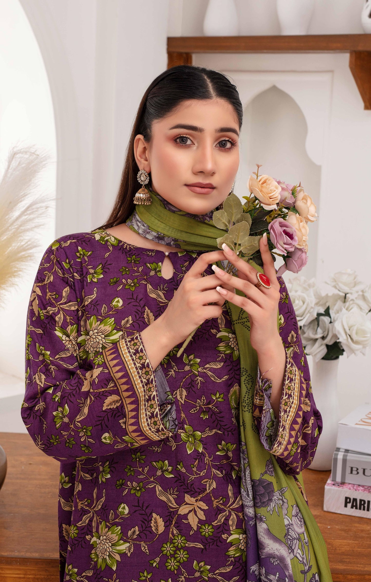 Mehar By Fiza Noor Printed Khaddar 3PC