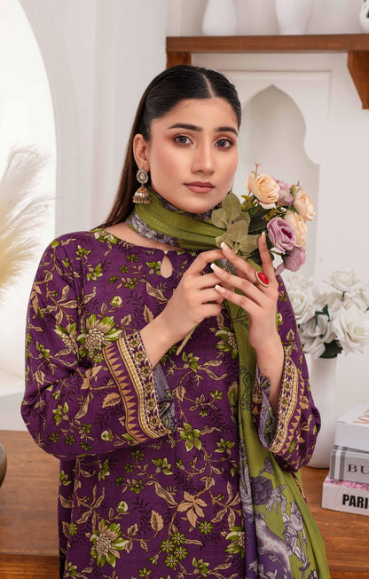 Mehar By Fiza Noor Printed Khaddar 3PC