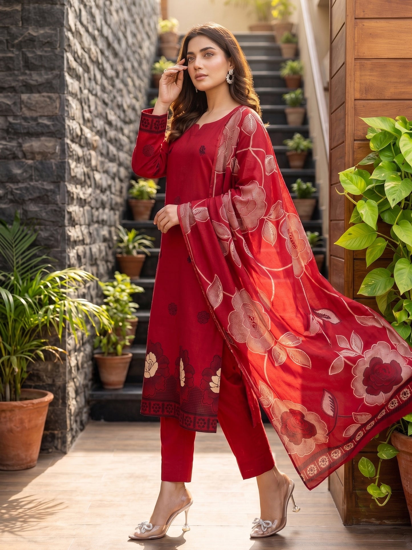 Cross Stitch Premium Printed Viscose 3PC