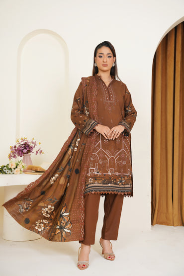 Riwayat-e-Sardi By Anaya Noor Emb Linen 3PC