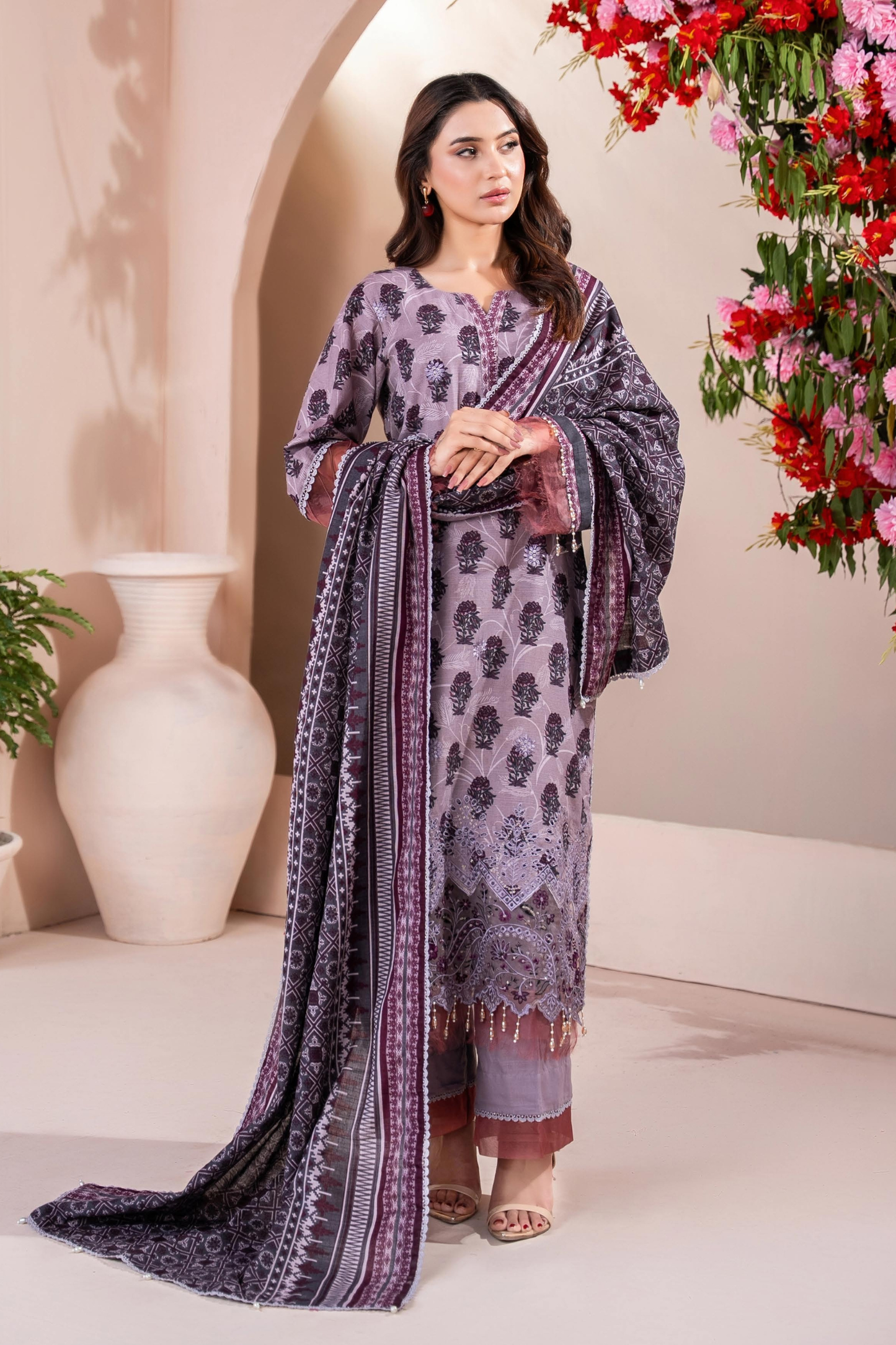 Zesh Airjet Full Embroidered Khaddar 3PC