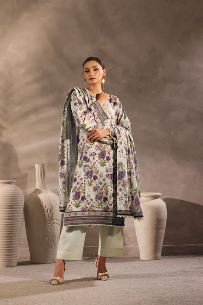 Winter Muse By Zarineh Digital Printed & Emb Khaddar 3PC