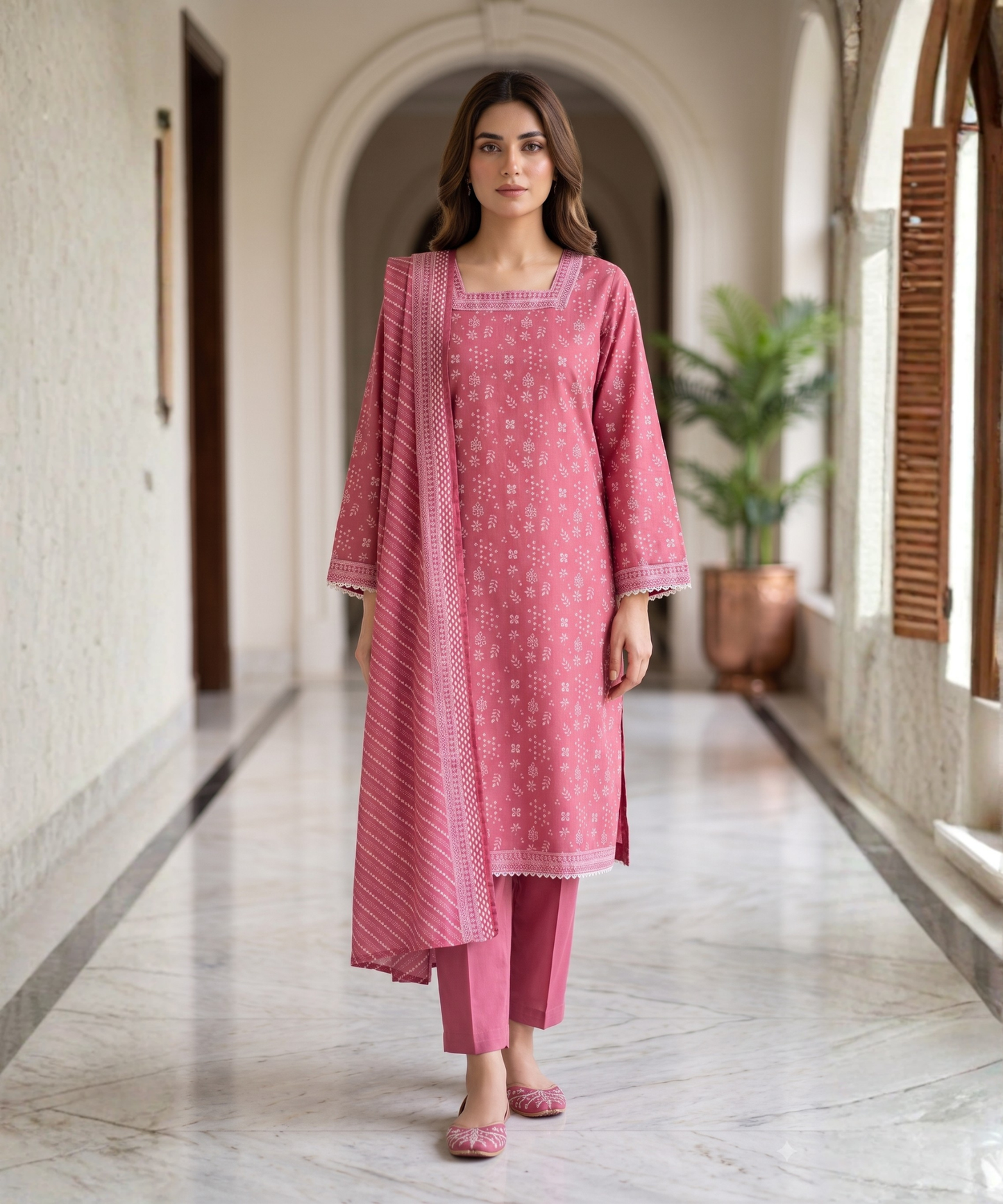 Bin Saeed Digital Printed Lawn 3PC