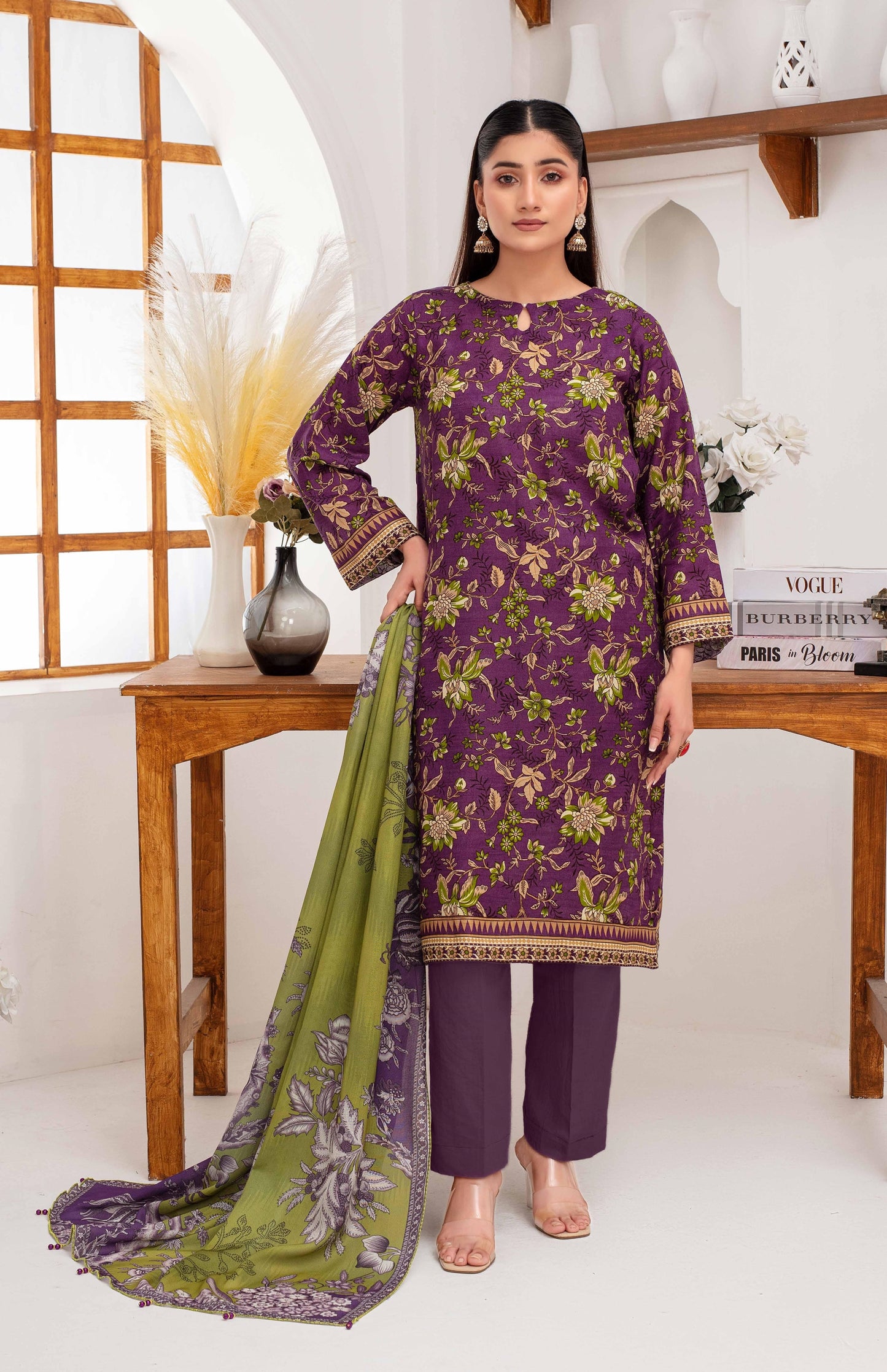 Mehar By Fiza Noor Printed Khaddar 3PC