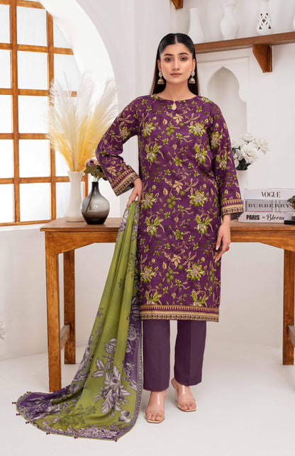 Mehar By Fiza Noor Printed Khaddar 3PC