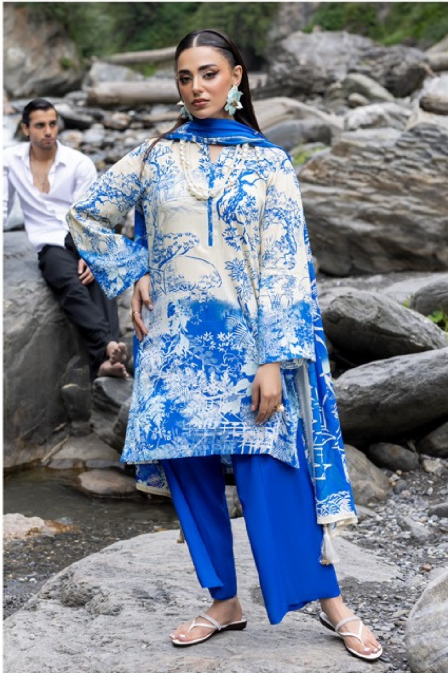 Rang-E-Gul By Paltar Printed Viscose 3PC