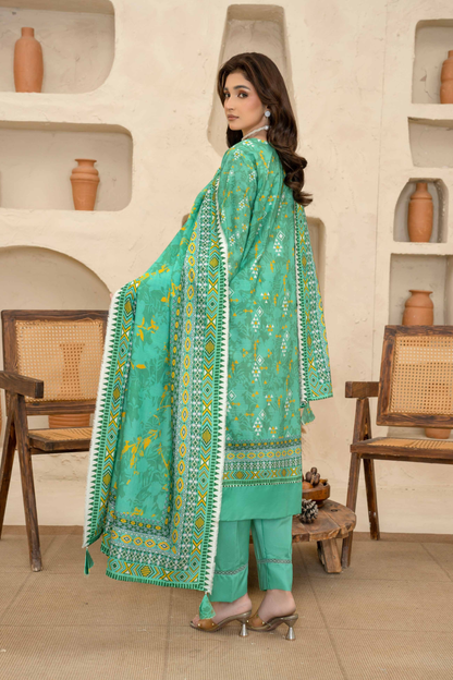 Esha Eshal by Bin Ilyas Premium Printed Viscose 3PC