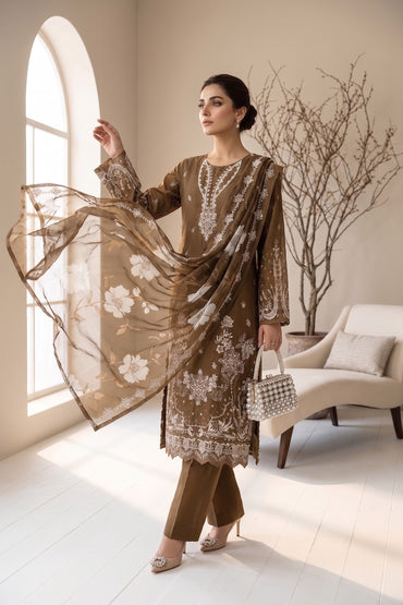Lazer Kari By Anaya Noor Emb Viscose 3PC