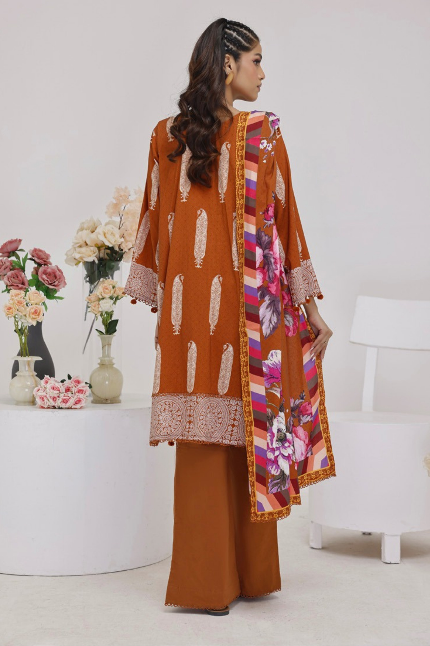 Salina Digital Printed Linen 3PC
