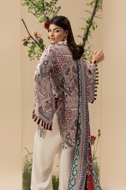 Paltar Printed Slub Linen 3PC