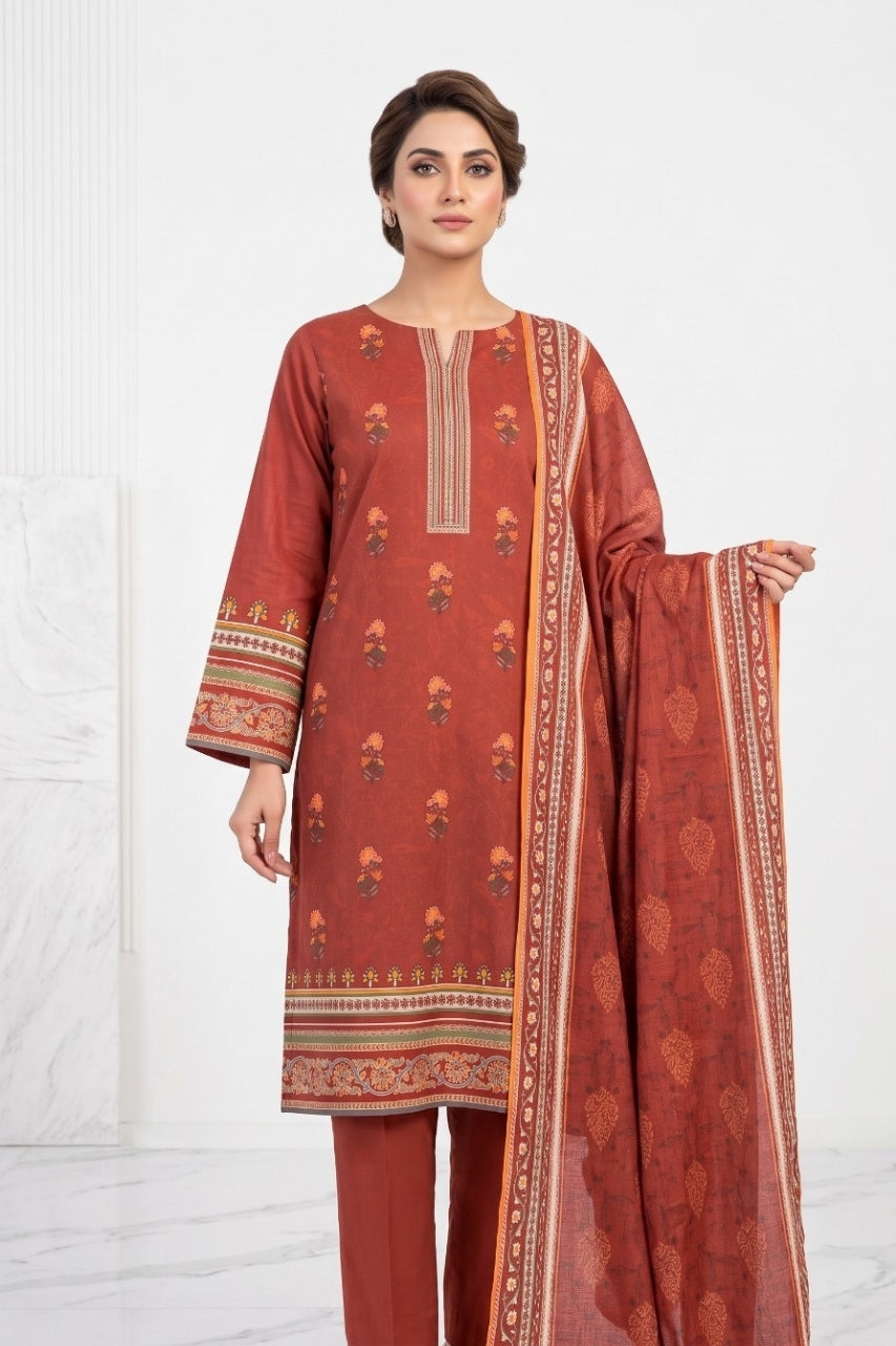 Anaya Digital Printed Cotry Khaddar 3PC