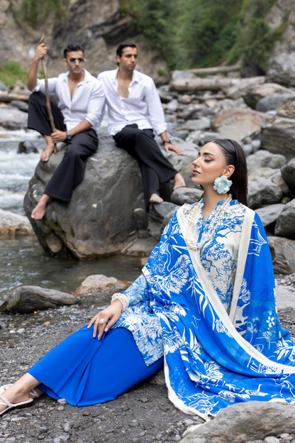 Rang-E-Gul By Paltar Printed Viscose 3PC