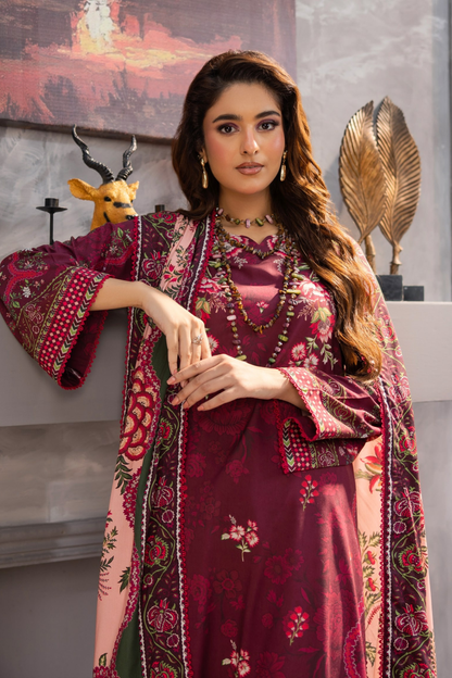 Raiha Luxury Printed Linen 3PC
