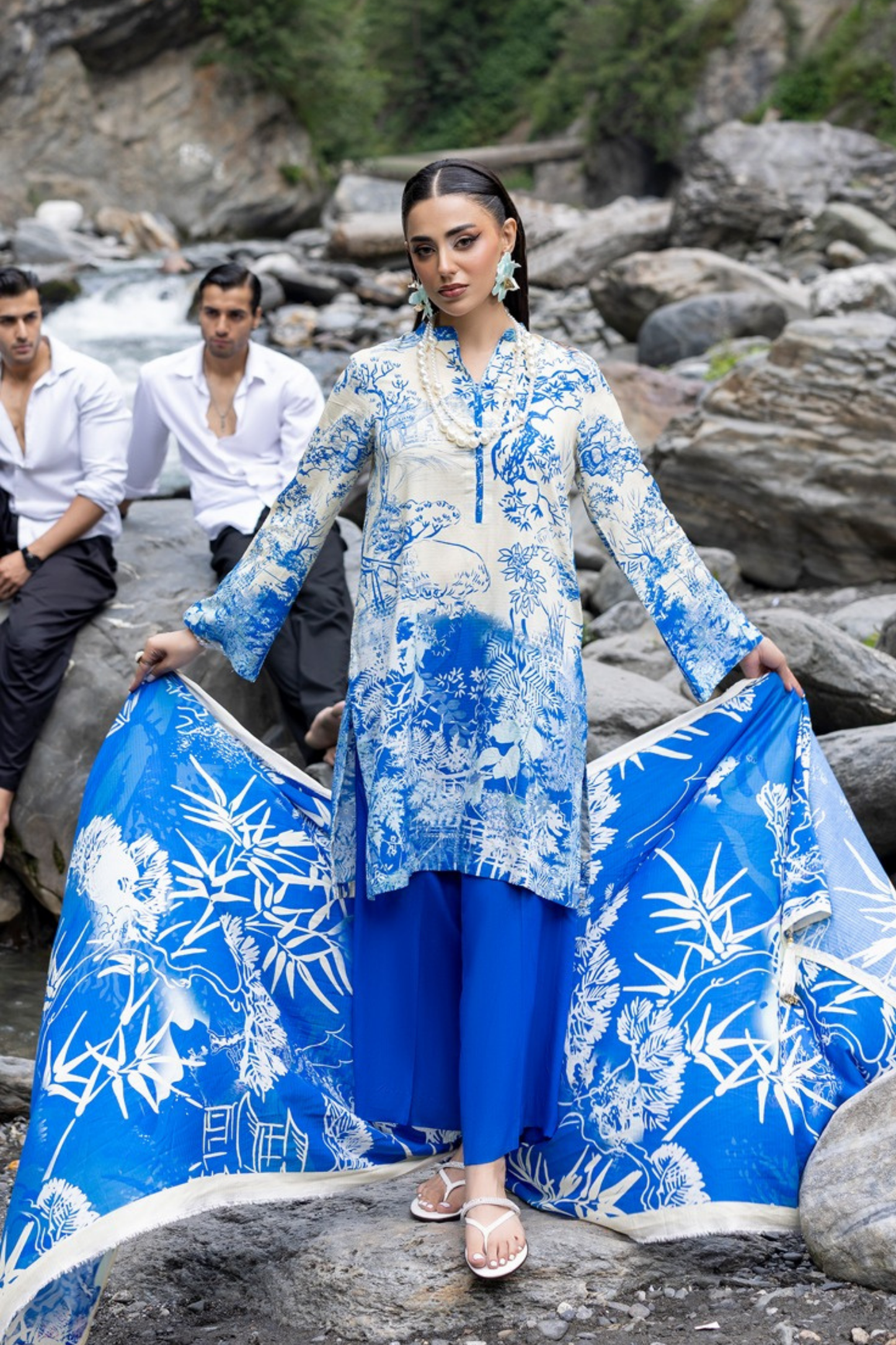 Rang-E-Gul By Paltar Printed Viscose 3PC
