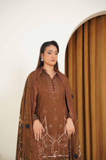 Riwayat-e-Sardi By Anaya Noor Emb Linen 3PC