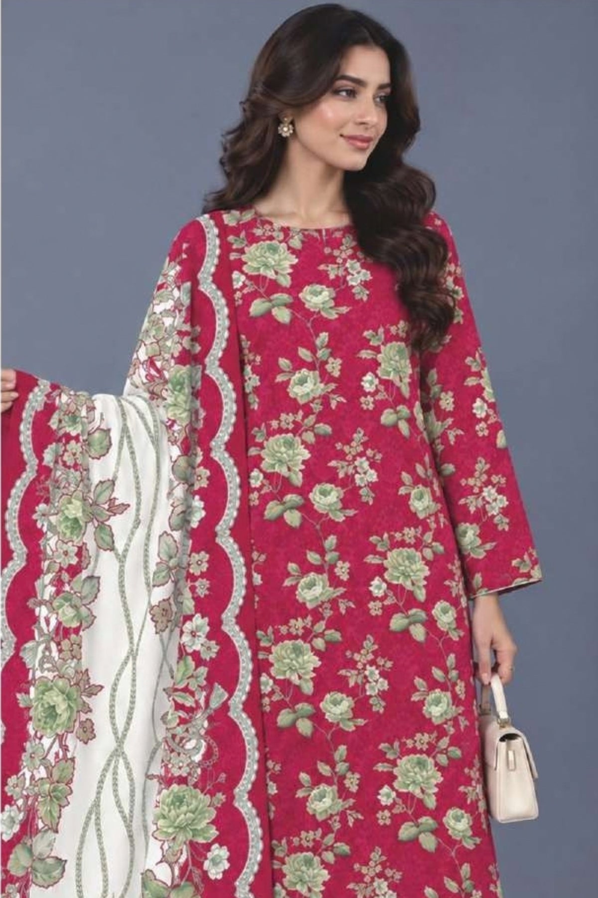 Bareeze Digital Printed Khaddar 3PC