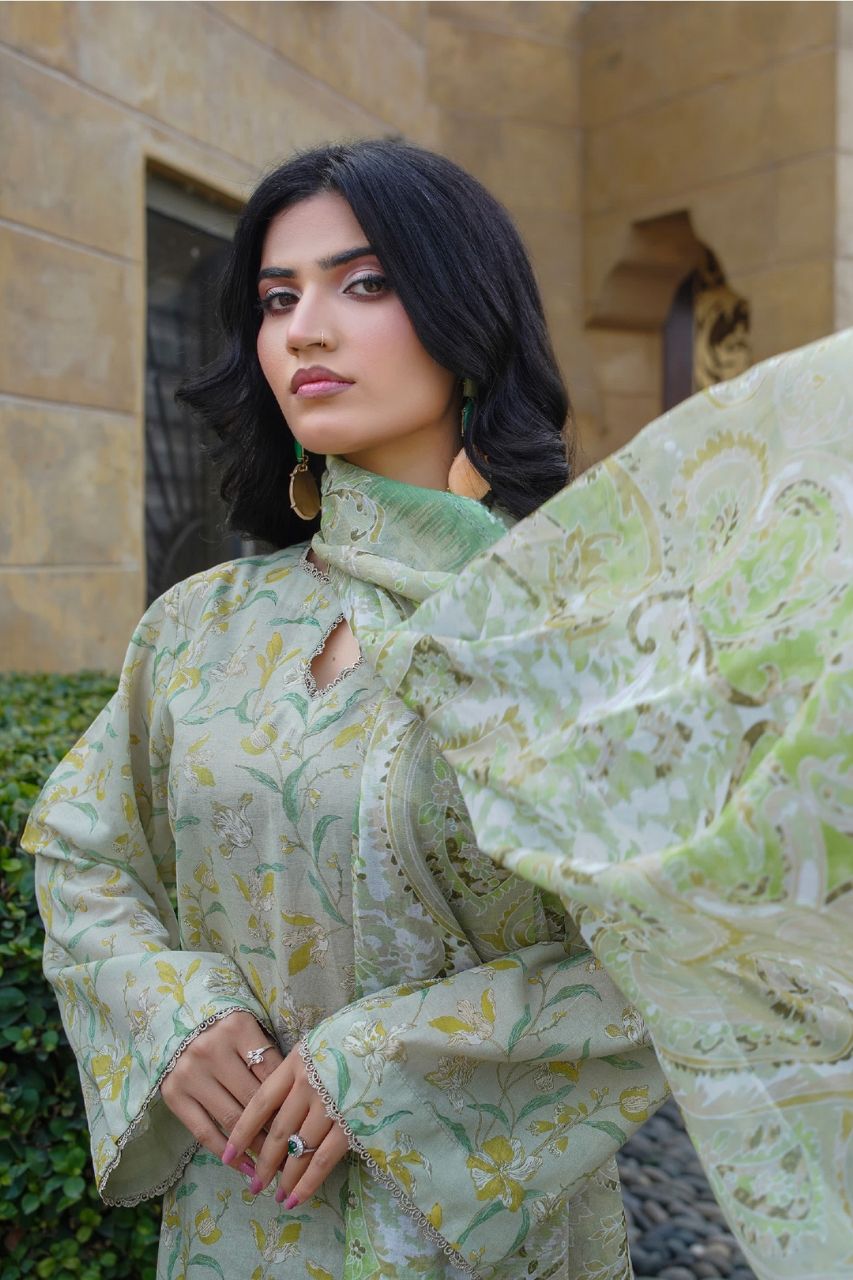 Madham By Lala Digital Printed Lawn 3PC
