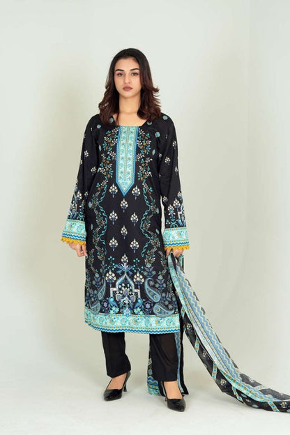 Basant Digital Printed Lawn 3PC