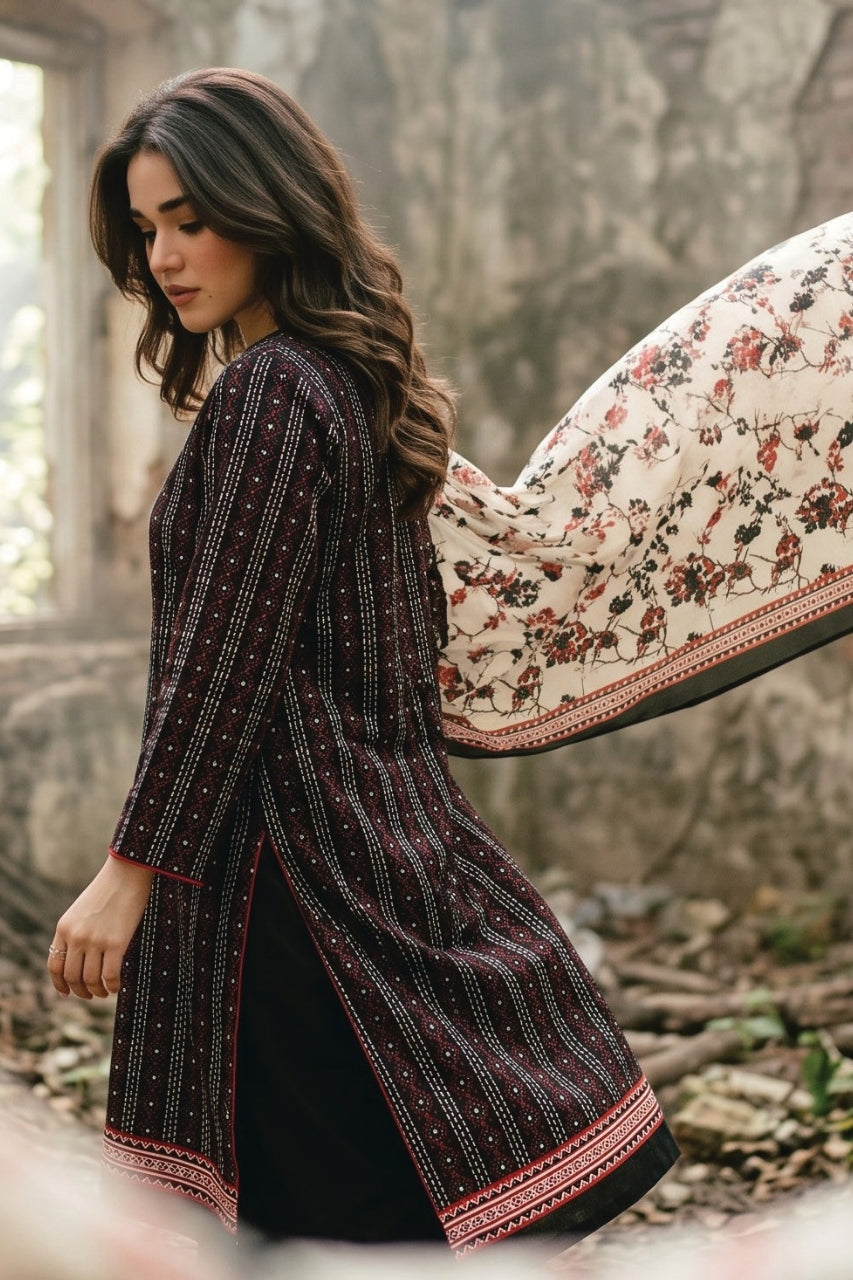 Zesh Digital Printed Khaddar 3PC