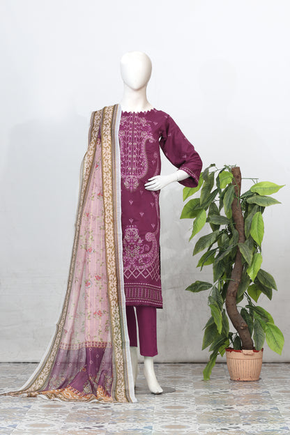 Zarqash By Anaya Noor Emb Lawn 3-PC