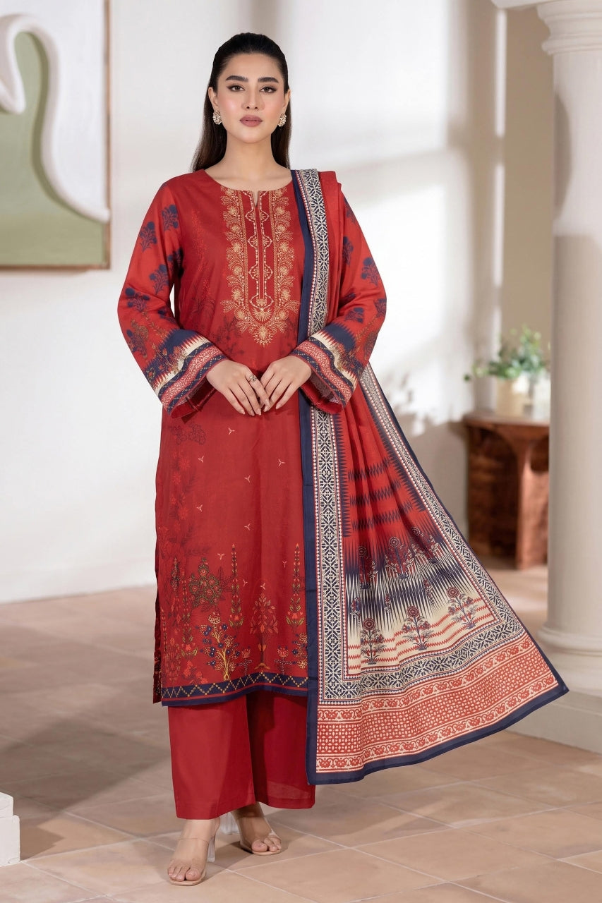 Mashaim Digital Printed Linen 3PC