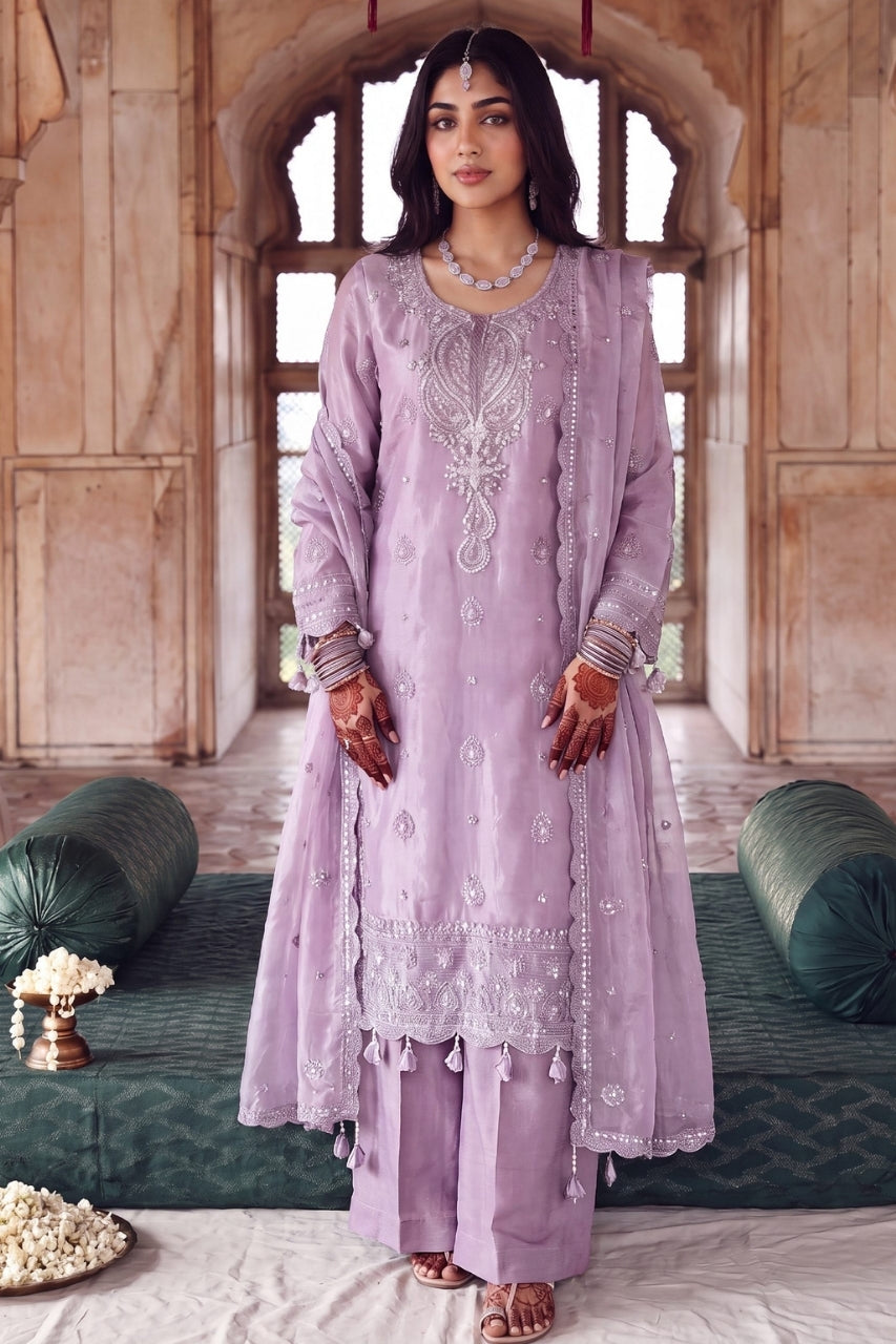 Zebaish By Dressline Luxury Un-Stitched Sheesha Silk Volume 3PC