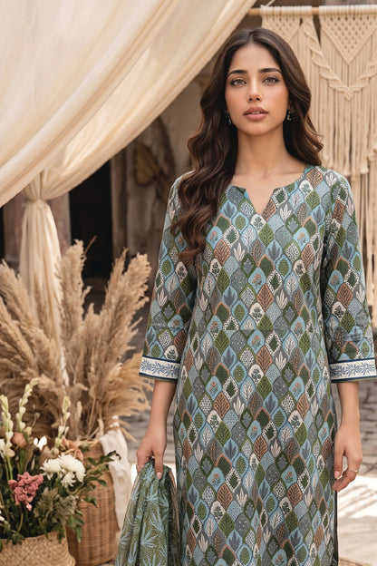 Zesh Digital Printed Viscose 3PC
