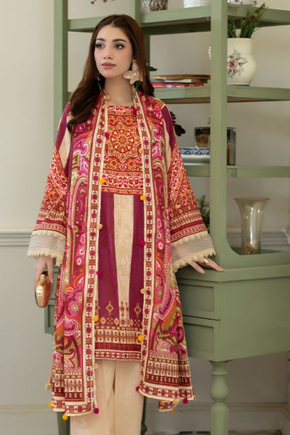 Tabasum By Paltar Premium Printed Lawn 3PC