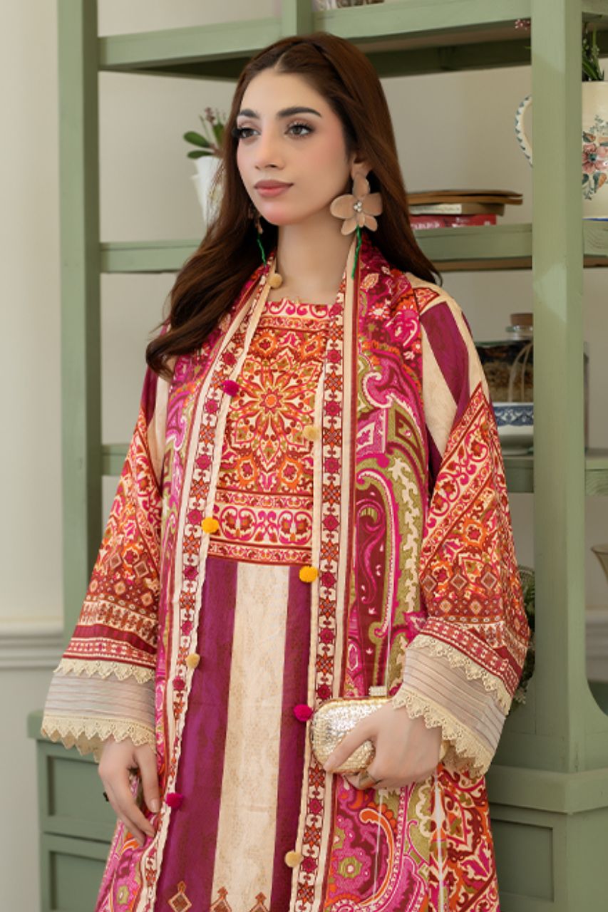 Tabasum By Paltar Premium Printed Lawn 3PC