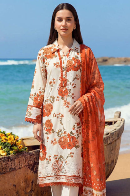 Umang By Motifz Schiffli Emb Lawn 3PC
