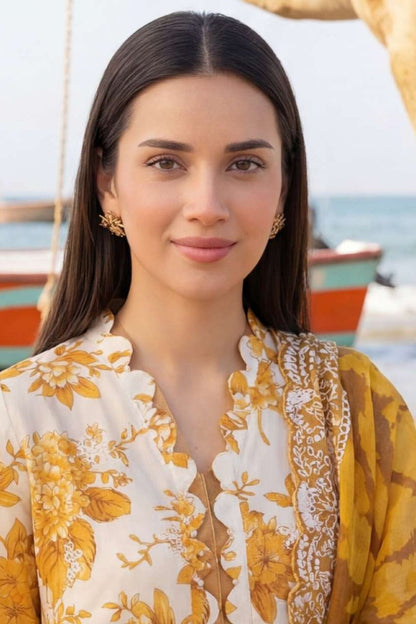 Umang By Motifz Schiffli Emb Lawn 3PC