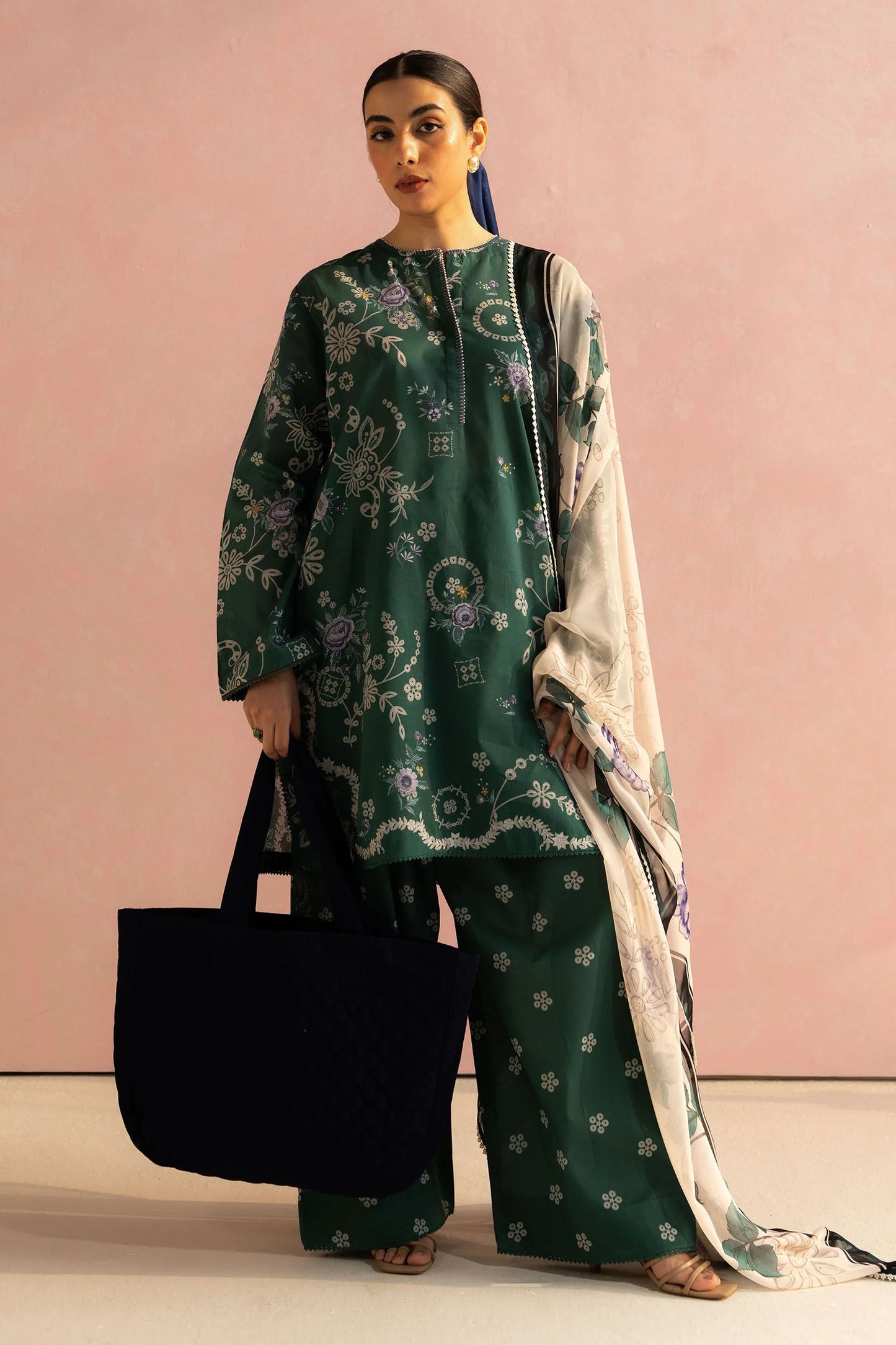 Coco by Zara Shahjahan Printed Lawn 3PC