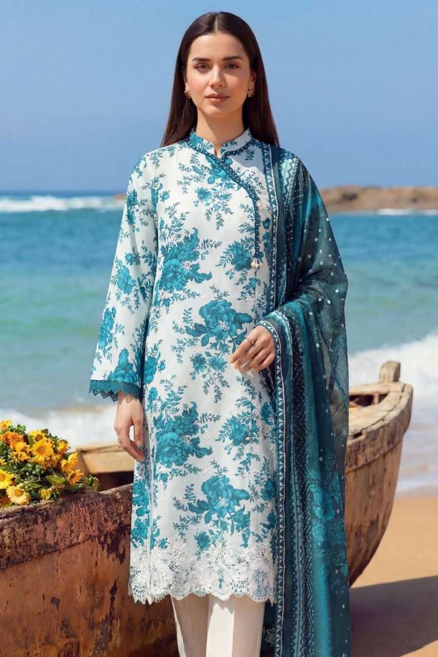 Umang By Motifz Schiffli Emb Lawn 3PC