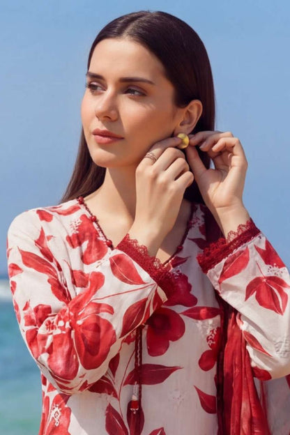 Umang By Motifz Schiffli Emb Lawn 3PC