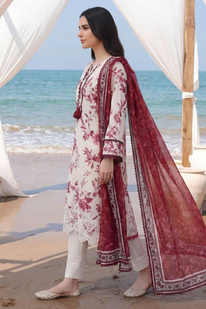 Umang By Motifz Schiffli Emb Lawn 3PC