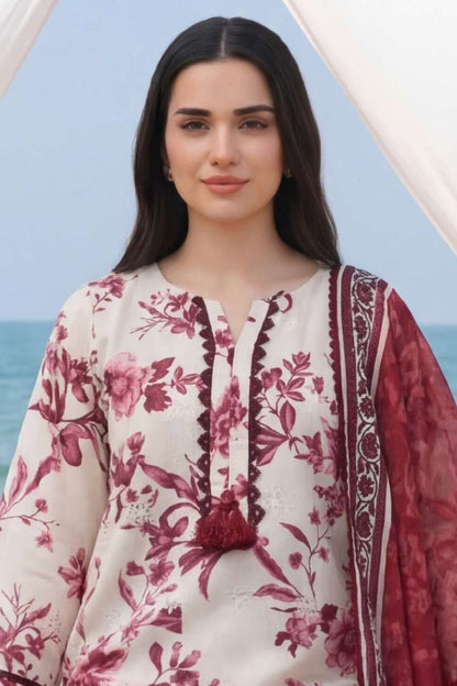Umang By Motifz Schiffli Emb Lawn 3PC