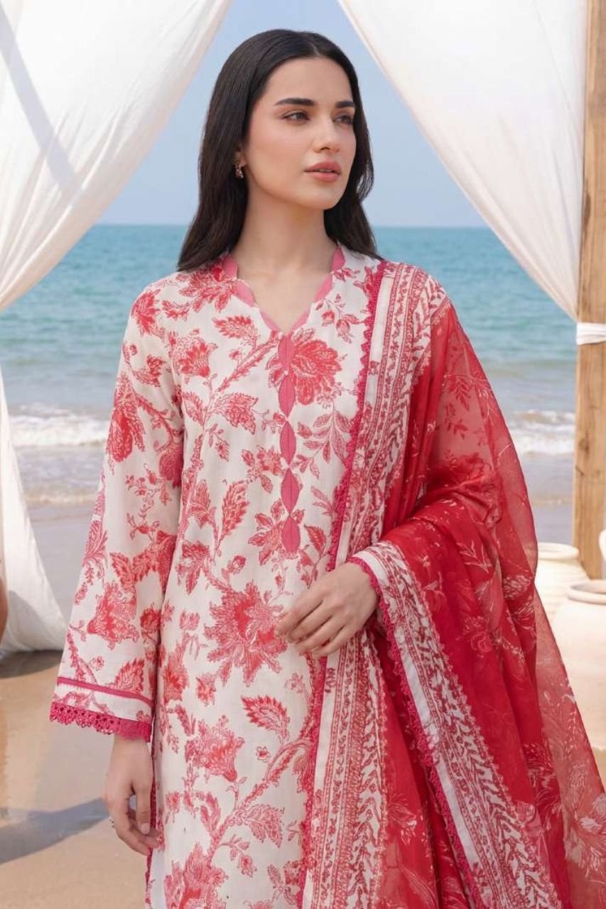 Umang By Motifz Schiffli Emb Lawn 3PC