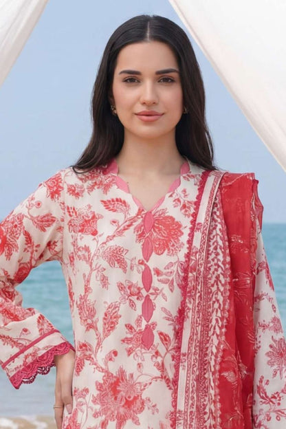 Umang By Motifz Schiffli Emb Lawn 3PC