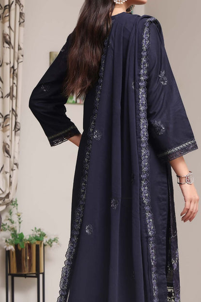 Meherma Luxury Embroidered Chickenkari Lawn 3PC