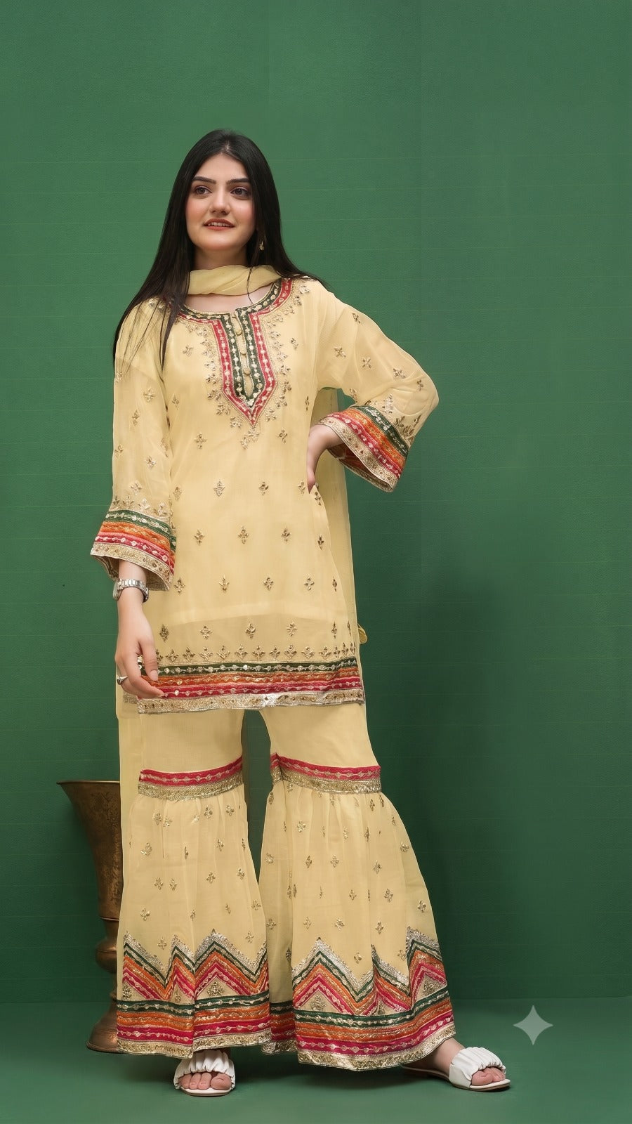 Zarmeen & Emaan Premium Emb Lawn 3PC