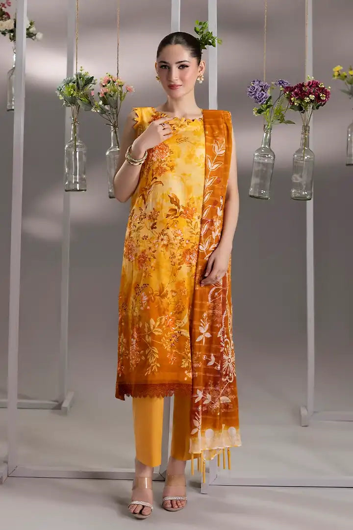 Jahan-E-Rung By Paltar Premium Printed Lawn 3PC