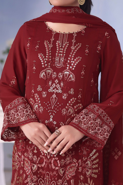 Meher Bano | Pak Fabrics | Luxe | Chiffon-3PC