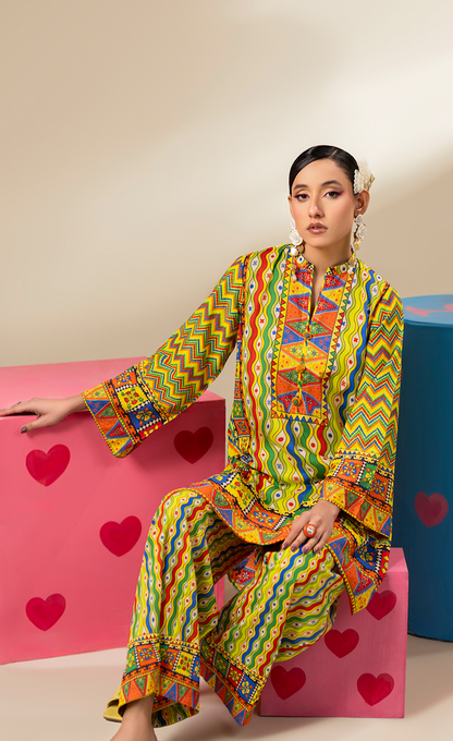 Parizad By Paltar Premium Printed Lawn 2PC