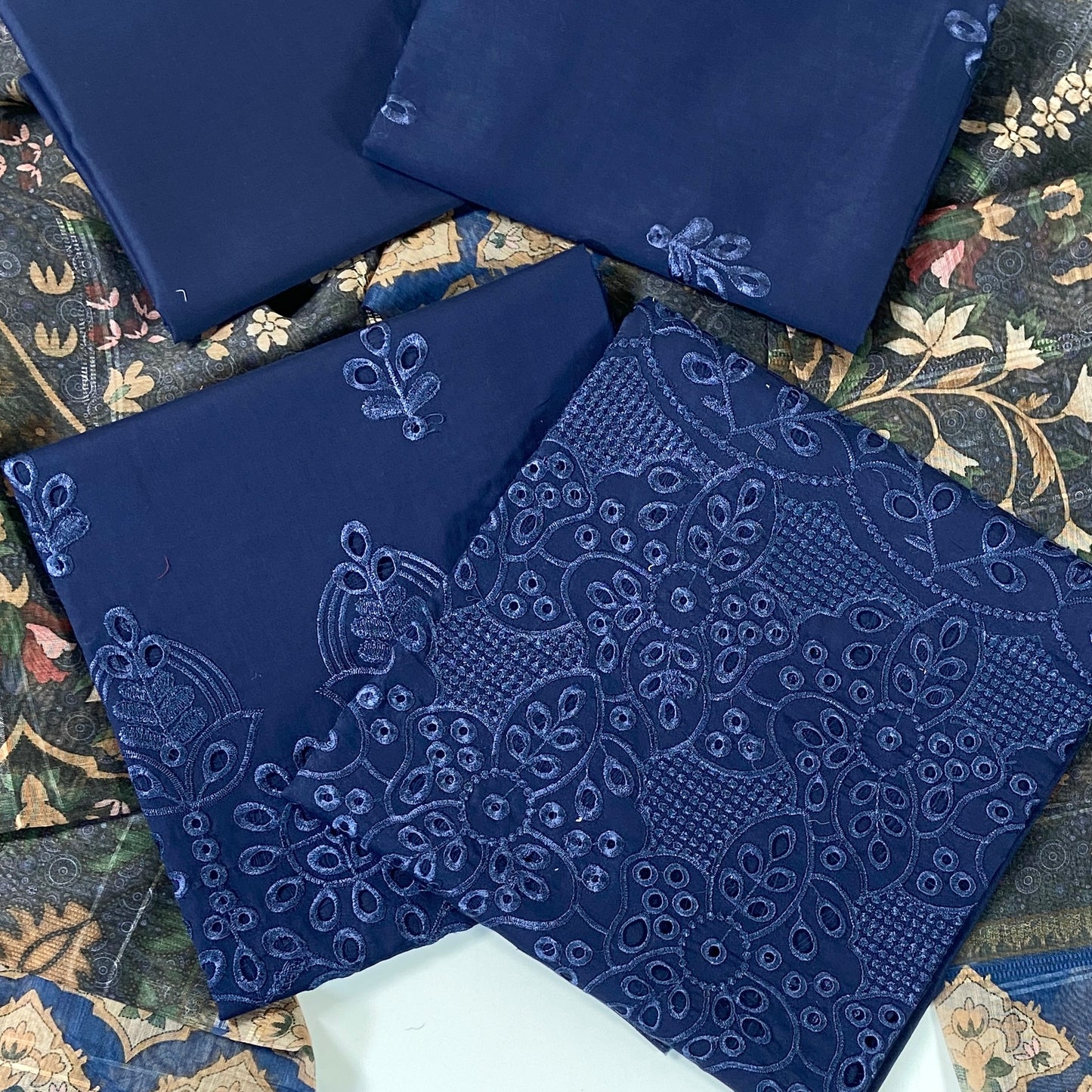Maria B Embroidered and Boring Chikenkari Lawn 3PC
