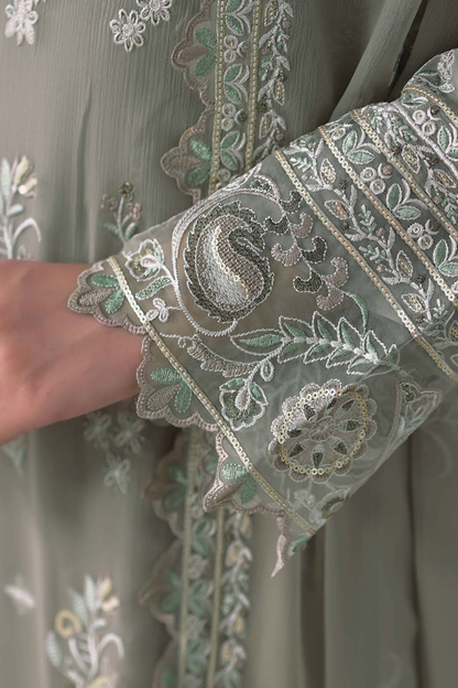 Meher Bano | Pak Fabrics | Luxe | Chiffon-3PC