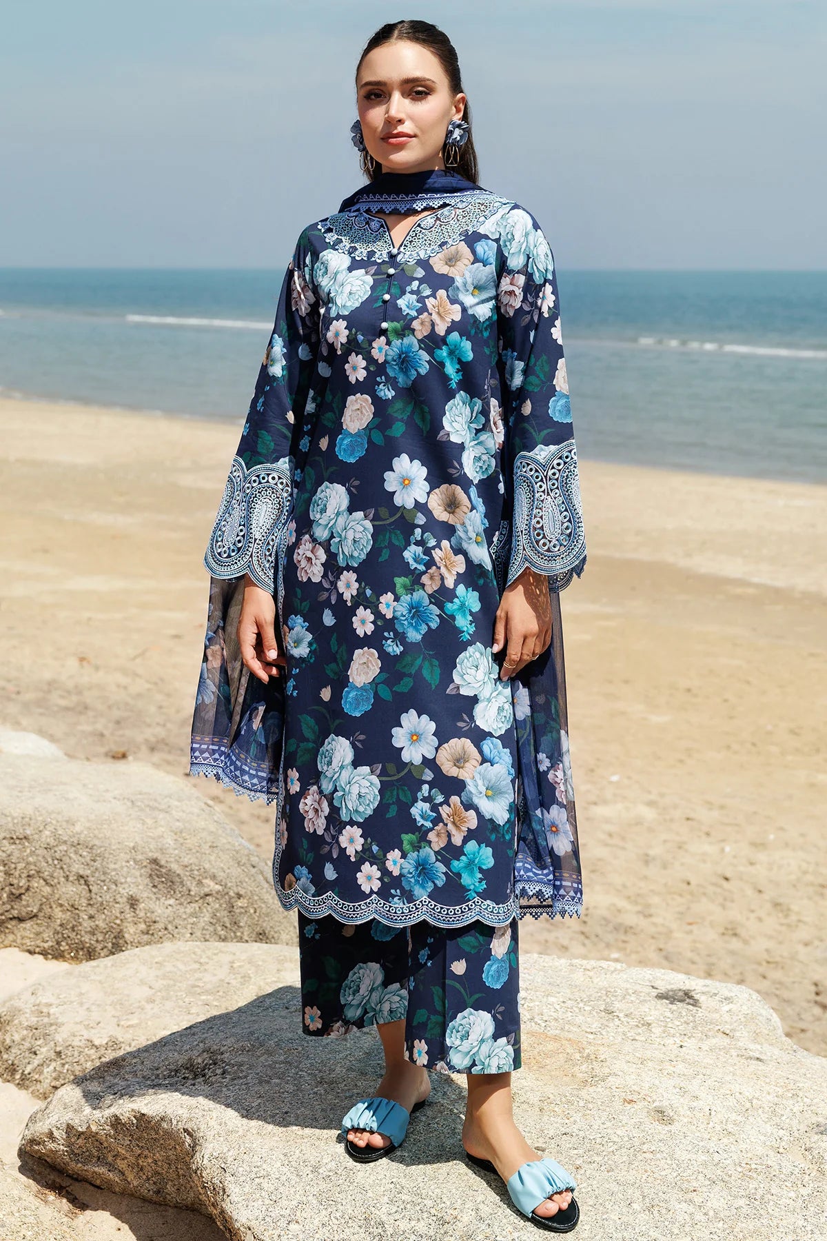 Farasha Digital Printed Lawn 2PC